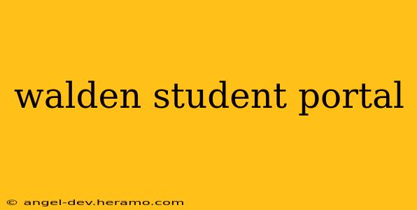 walden student portal